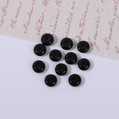 Glass Round Spacer Beads 6mm 8mm Imitation Jade Color 100pcs 16