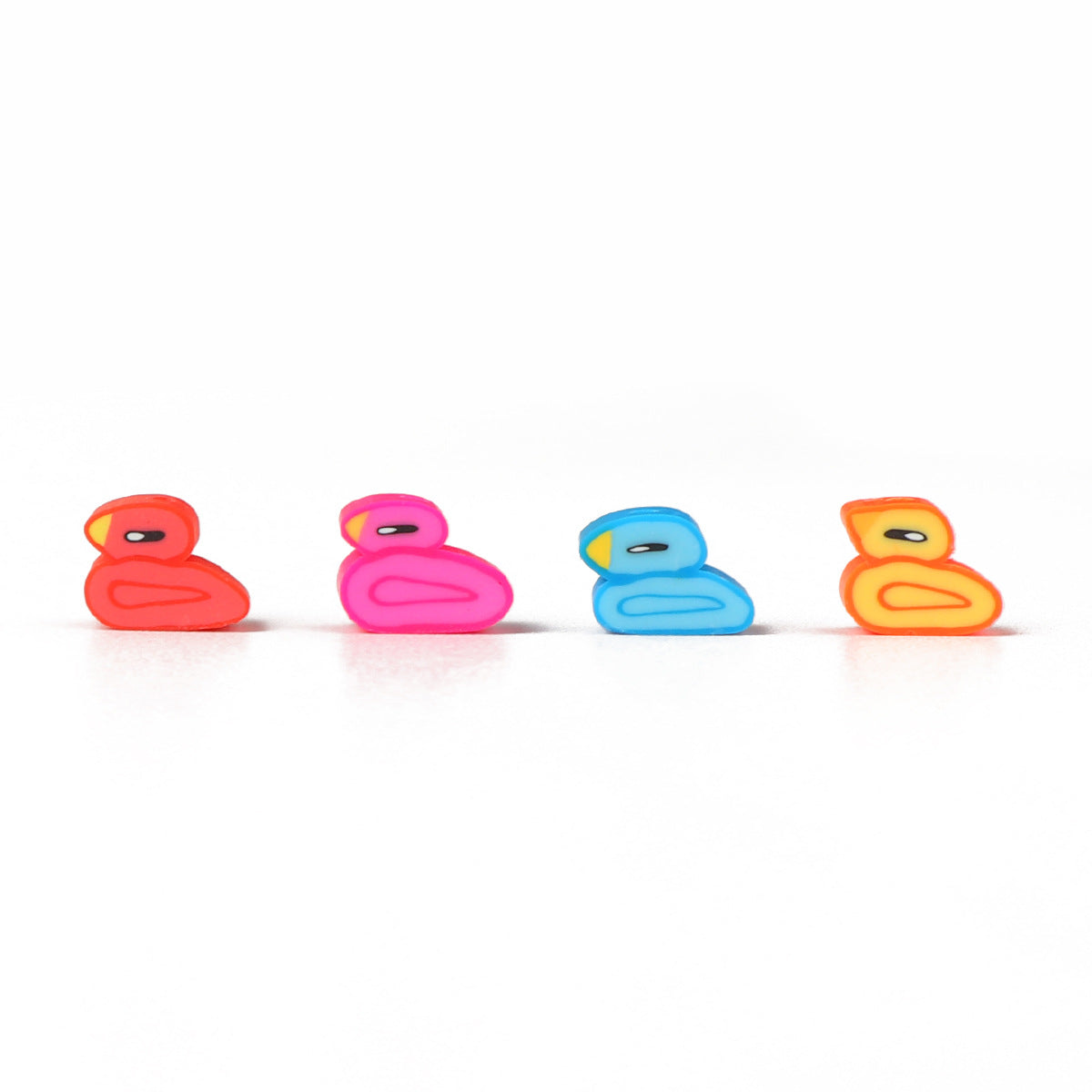 Duck Clay Beads 10mm Colorful Polymer Animal Design 100pcs 5