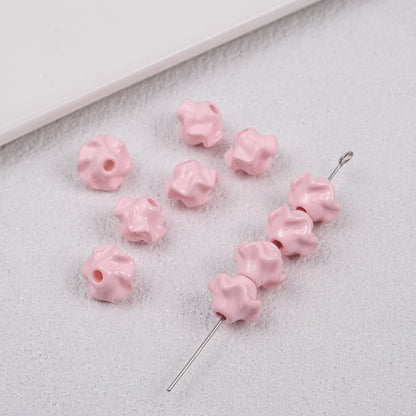 Acrylic Irregular Trim Spacer Beads 10mm 50pcs 17