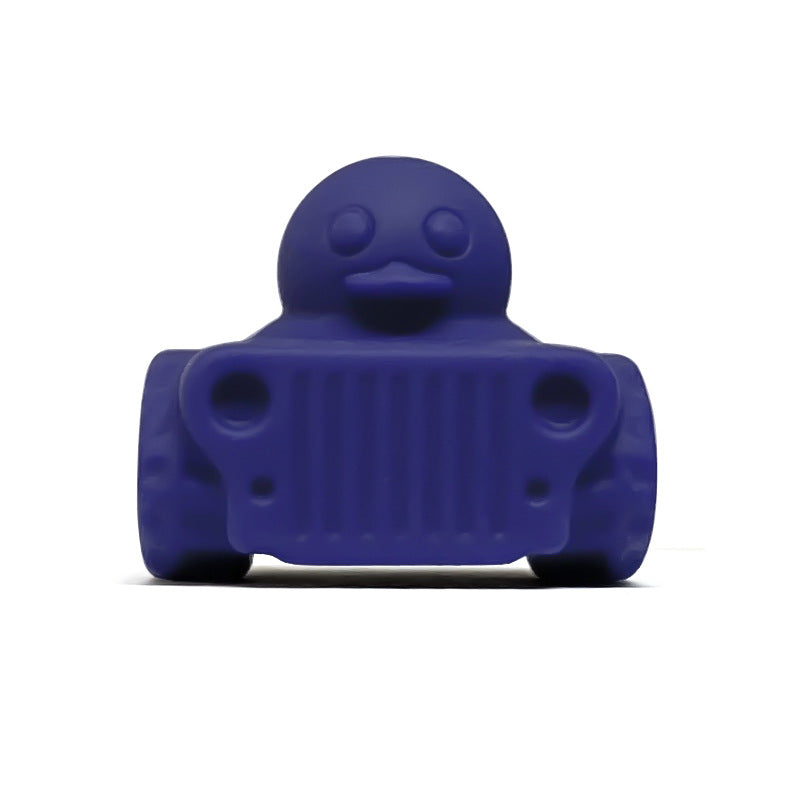 Silicone 3D Focal Beads Tank Duck Sitting in Tank 20pcs 8