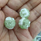 Hand Painted Round Acrylic Beads 16mm Crackle Texture 100pcs 8