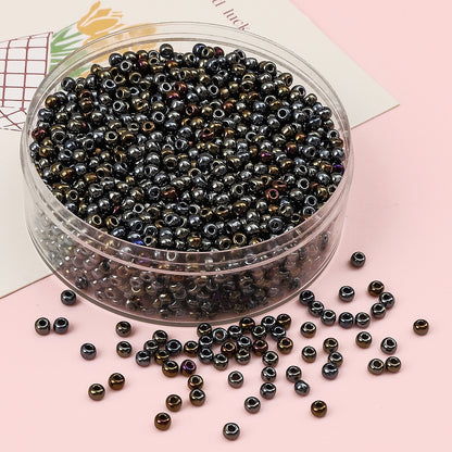Metallic Seed Glass Beads 2mm Premium Colorful Shimmering 3000pcs 29