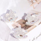 Double Sided Rocking Horse Rhinestone Beads 25mm Encrusted 5pcs 6