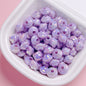 Plating Small Flying Saucer Acrylic Beads 10mm UV Colors Mixed 20pcs 12