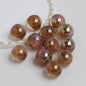 Shimmer Crystal Resin Beads 12mm Round Glossy Mixed Colors 40pcs 10