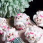 Embellished Bubblegum Beads 20mm Winnie & Friends Pastel Pearl 5pcs 9