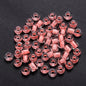 Glow In The Dark Seed Glass Beads 3mm Multicolor Stripes 1800pcs 40