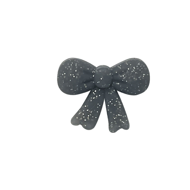 Silicone Focal Beads Cross Matte Speckled Glow in the Dark 20pcs 35