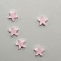 Star Metal Beads 10mm Smooth Painted Pastel Colors 20pcs 13