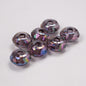 Acrylic UFO Spacer Beads 14mm Glossy Faceted Plating 100pcs 6