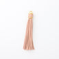 PU Leather Tassel Keychain with Gold Electroplated Hardware 18