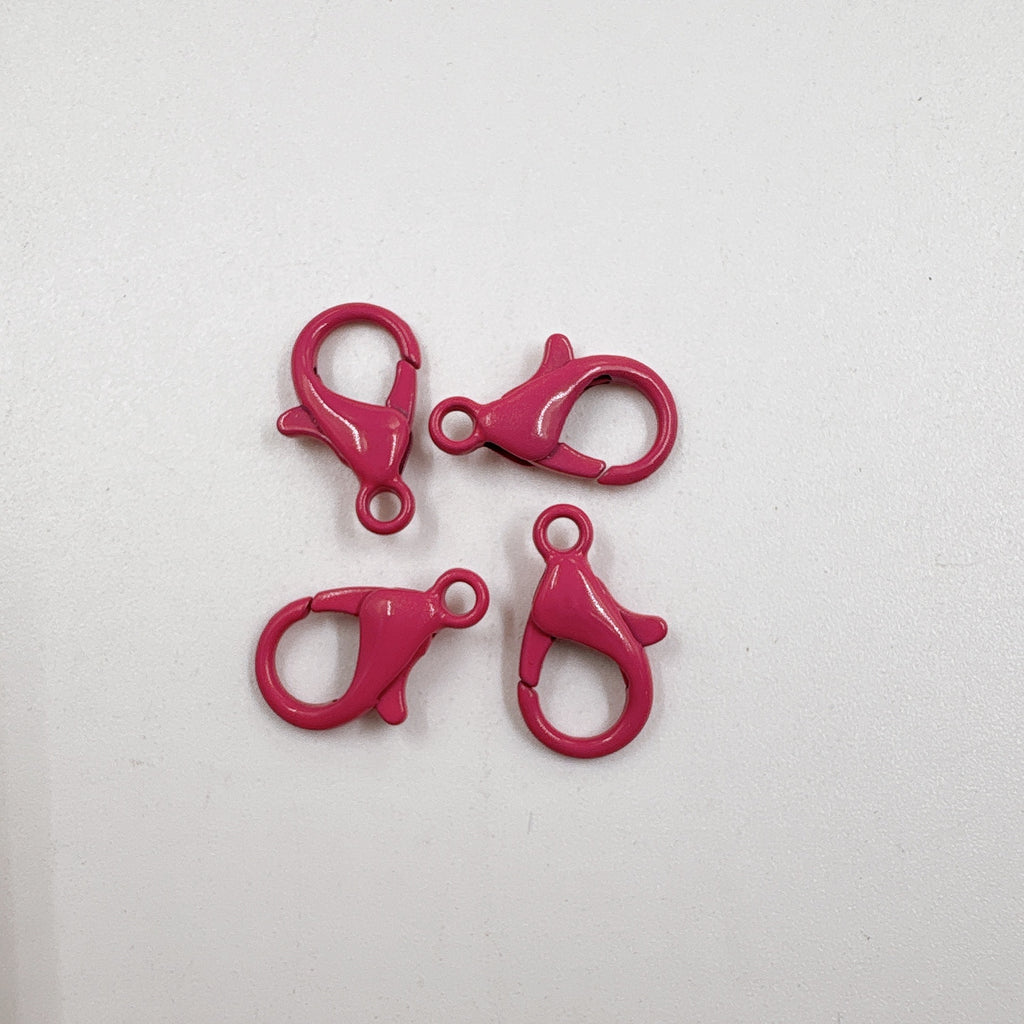 Zinc Alloy Lobster Clasp Keychain Findings 12mm Baking Painted 100pcs 8
