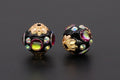 Ethnic Diamond Clay Beads 16mm Faceted Rhinestone Alloy 10pcs 6