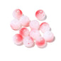 Transparent Round Glass Beads 8mm Color Plated Mixed Colors 50pcs 9