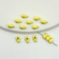 Whale Metal Beads 8mm Baking Painted Colorful 50pcs 11