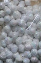 Pastel Cow Horn Wrapped Acrylic Beads 17mm Iridescent Finish 50pcs 8