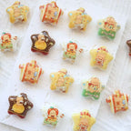 Butterbar Printed Star Acrylic Beads 25mm Glossy Pastel 20pcs