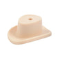 Silicone Focal Beads Cowboy Hat Centered Hole 10pcs 4