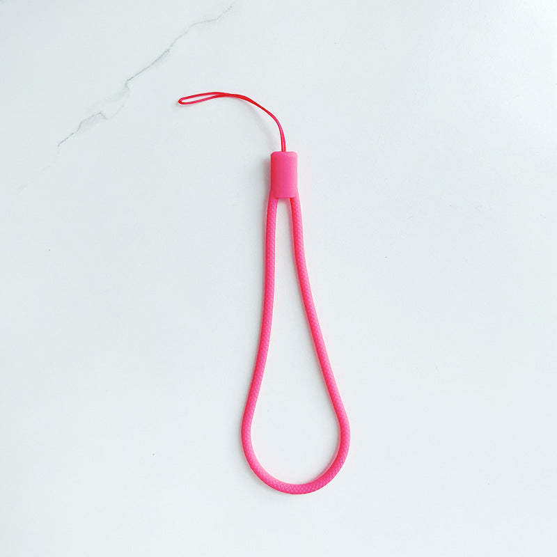 Woven Silicone Phone Charm Lanyard Soft Durable 14cm 8pcs 13