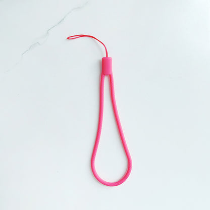 Woven Silicone Phone Charm Lanyard Soft Durable 14cm 8pcs 13
