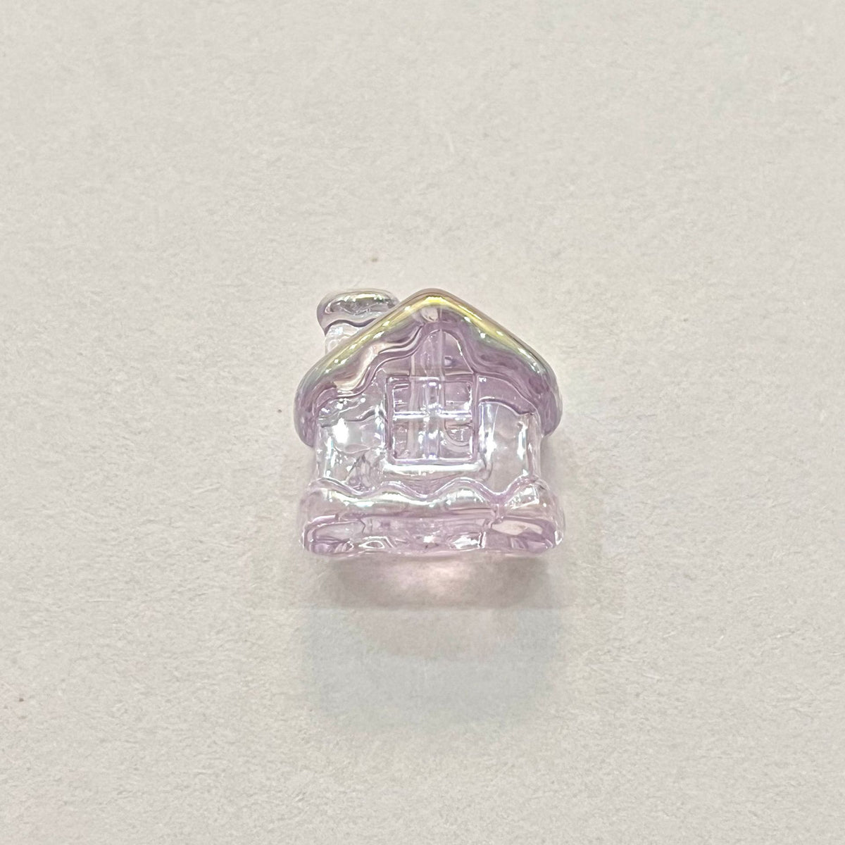 Transparent Snow House Acrylic Beads 20mm Assorted Colors 10pcs 9