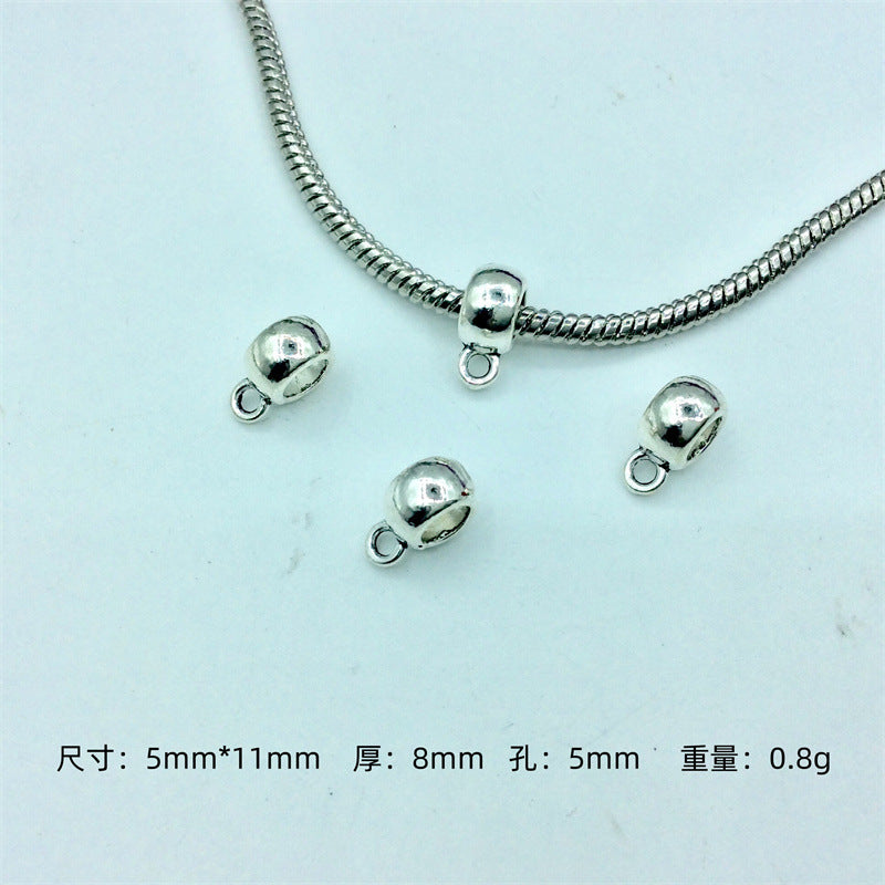 Alloy Bead-hanger Spacer Beads Large Hole 200pcs 14