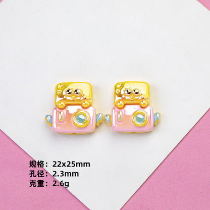 Spongebob Series Resin Beads Glossy Pastel Character Faces 20pcs 15