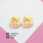 Spongebob Series Resin Beads Glossy Pastel Character Faces 20pcs 15