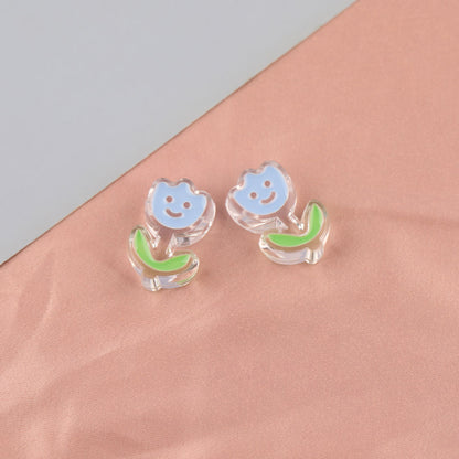 Transparent Enamel Lollipop Series Acrylic Beads 20-30mm Playful Mixed 20pcs 30