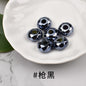Acrylic Faceted Metallic Spacer Beads 15mm 50pcs 12