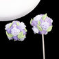 Flower Clay Beads 21mm Fresh Floral Ball Pastel Colors 6pcs 10