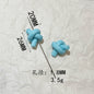 Painted Twist Knot Acrylic Beads 26mm Candy Color Glossy 50pcs 9
