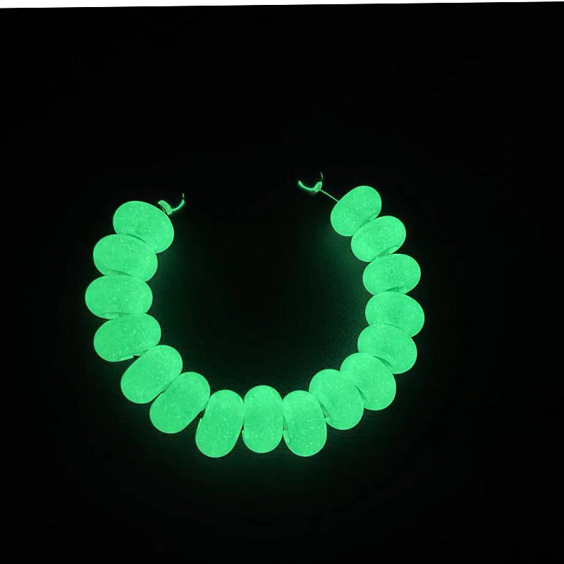 Acrylic Round Spacer Beads 14mm Glow In The Dark Dyed 5