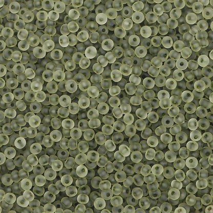 Transparent Frosted Seed Glass Beads 2mm with 1mm Hole 660pcs 33
