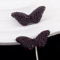 Polymer Clay Wing Rhinestone Beads 37mm Full Rhinestone Pave 6pcs 12