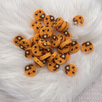 Silicone 3D Focal Beads Biscuit Smiling Faces Chocolate Drips 20pcs 2