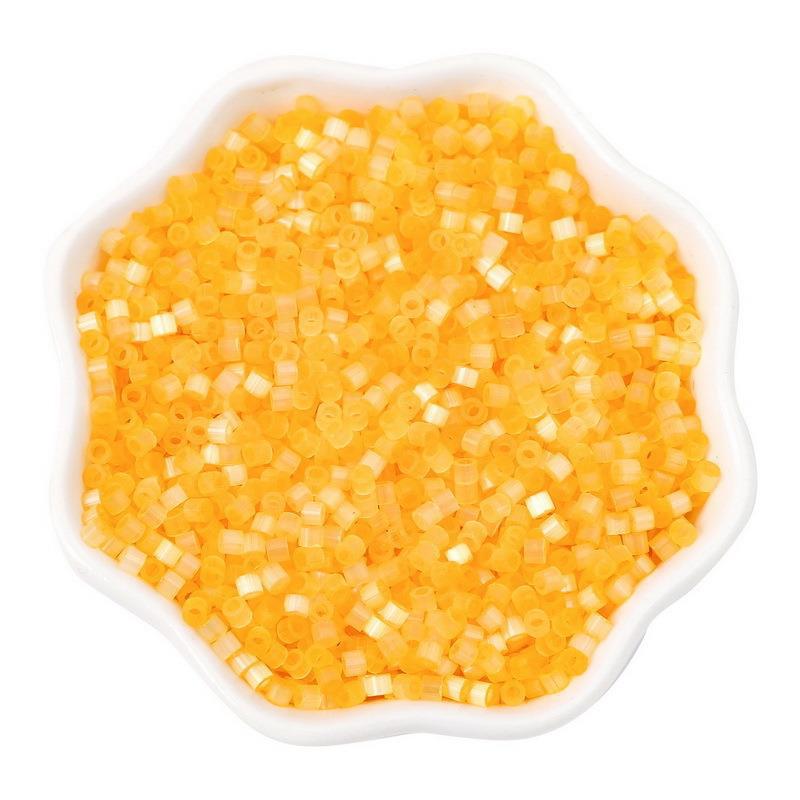 Antique Cat Eye Rice Seed Glass Beads 2.5mm Translucent Glow 740pcs 10
