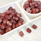 Imitation Strawberry Quartz Mythical Animal Resin Beads 13mm 10pcs 3