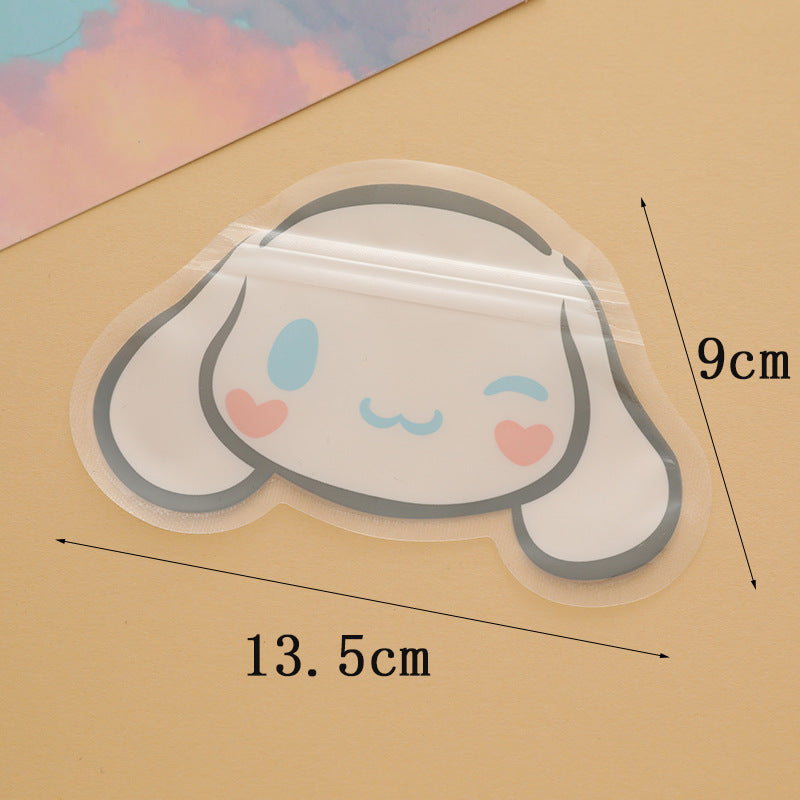 Sanrio Series Zip Lock Plastic Bags Cute Character Design 5pcs 8