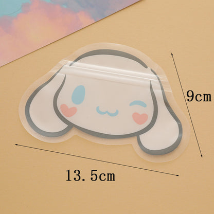 Sanrio Series Zip Lock Plastic Bags Cute Character Design 5pcs 8