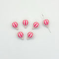 Hot Air Balloon Metal Beads 12mm Painted Alloy 10pcs 6