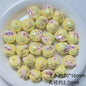 Glossy Iridescent 3D Pop Mart Resin Beads 17-23mm 5pcs 3