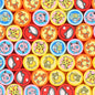 Flat Clay Beads 9mm Pokemon Series Colorful Character Faces 100pcs 12