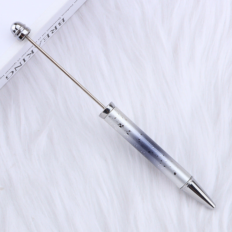 Beadable Ballpoint Pen UV Plating Starry Sky Sequins Gradient Colorful 14