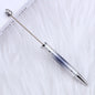 Beadable Ballpoint Pen UV Plating Starry Sky Sequins Gradient Colorful 14