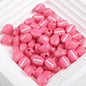 Macaron Colored Coffee Bean Acrylic Beads 9mm Glossy Finish 50pcs 10