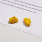 Painted Cloud Acrylic Beads 12mm Colorful Glossy Baked 50pcs 9