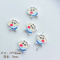 Painted Alloy Metal Beads Baking Shin-Chan Himawari Nohara Series 10pcs 10