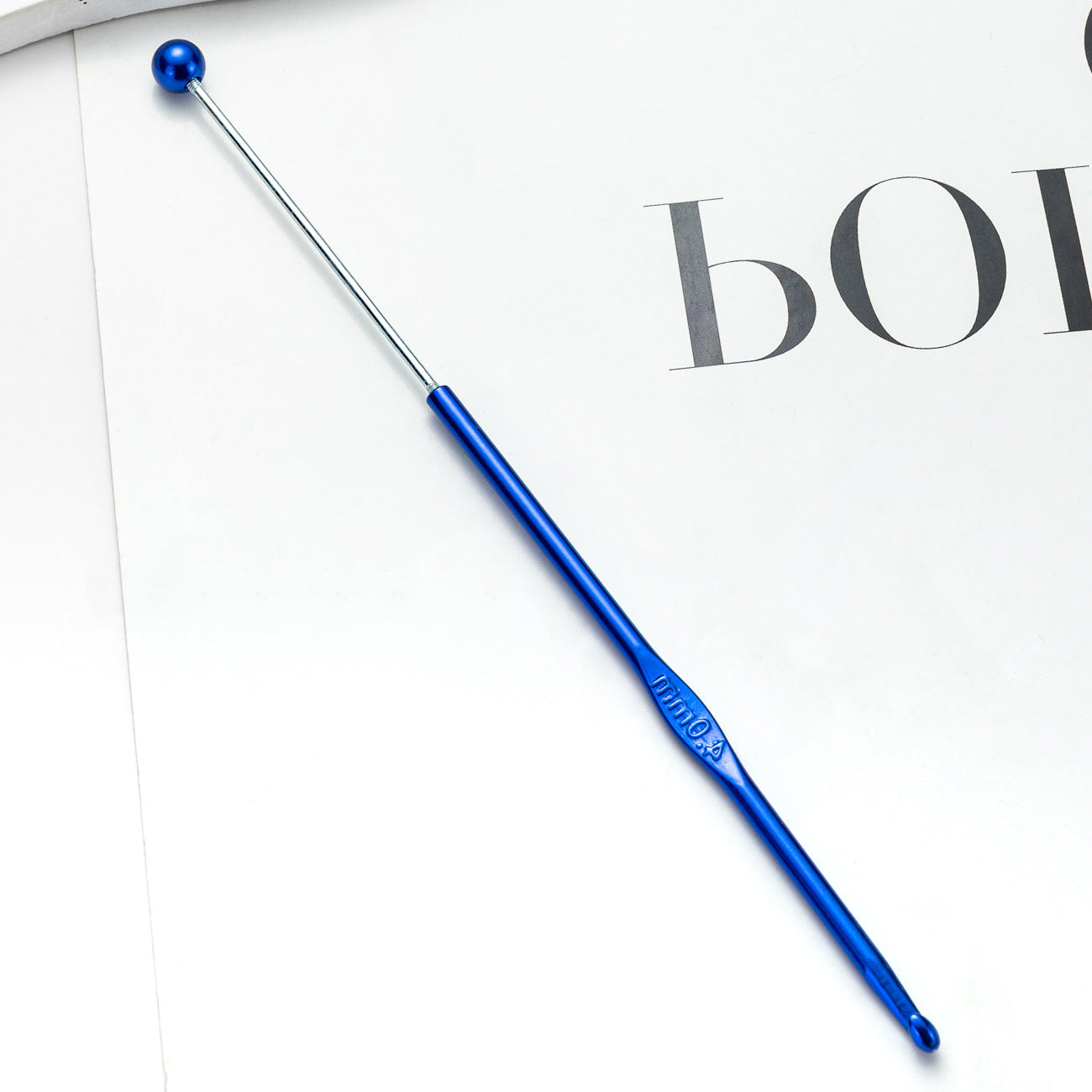 Beadable Crochet Hooks Metallic Slim Polished 3.0mm to 6.0mm 14