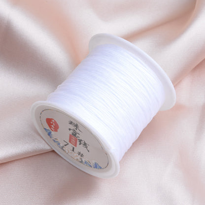 Nylon Thread Solid Color Glossy Finish 0.4mm 60m Spool 25